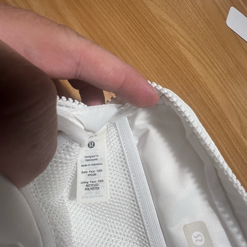 Lululemon Athletica White Quilted Shoulder Bag - Picture 2 of 7